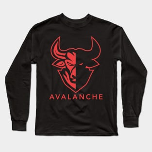 Avalanche  Crypto Cryptocurrency AVAX  coin token Long Sleeve T-Shirt